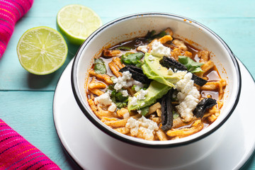 Mexican tortilla soup also called 