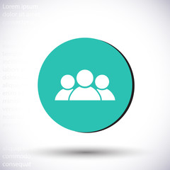 Vector people icon design 10 eps illustration