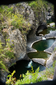  Radal National Park 7 cups in region of Maule Chile