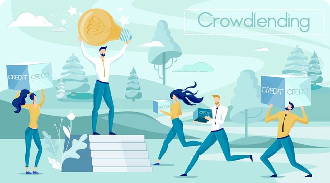 Crowdlending and Financial Credit on New Project