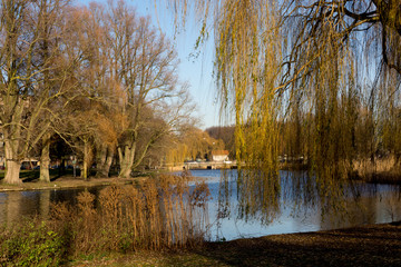 Fototapeta premium Spaziergang in Park