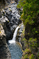 Frutillar waterfall in Radal 7 cups in the region of Maule Chile