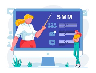 SMM Online Course on Social Networks, Cartoon.