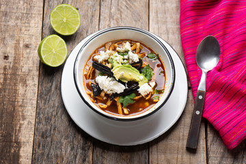 Mexican tortilla soup also called 
