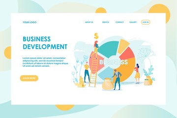 Business Development Support Service Landing Page