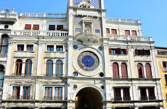 St Mark's Clocktower, Vanice, Italy