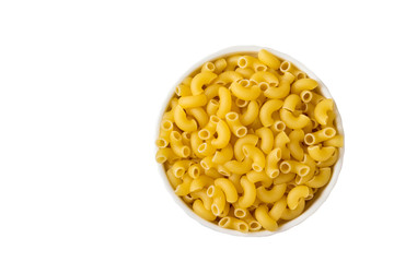 Pasta isolated on a white background.