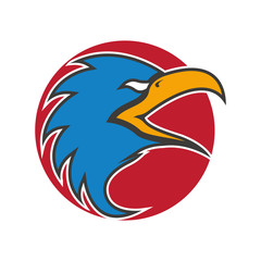 falcon logo design template