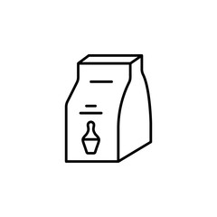 Powder bowling icon. Simple line, outline vector elements of prize icons for ui and ux, website or mobile application