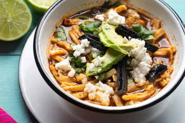Mexican tortilla soup also called 