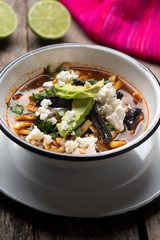 Mexican tortilla soup also called 