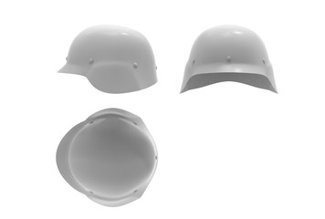 3d illustration of military helmet isolated on different backgrounds