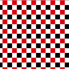 checkered background red and black and white