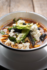 Mexican tortilla soup also called 