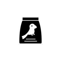 Parrot, food icon. Simple line, outline vector ecology icons for ui and ux, website or mobile application