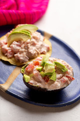 Mexican tuna salad toast also called 