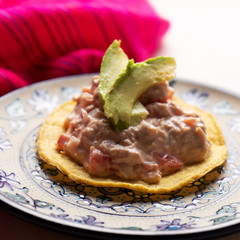 Mexican tuna salad toast also called 