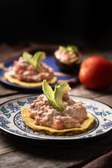Mexican tuna salad toast also called 