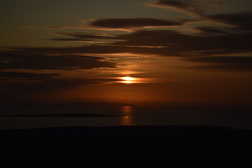 Obraz premium sunset on the sea