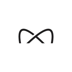 M Logo Simple Templates Vector Minimalist