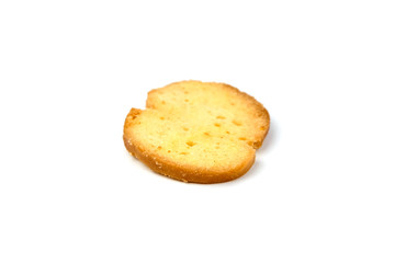 Bruschette chips, sliced grilled bread, beer snacks