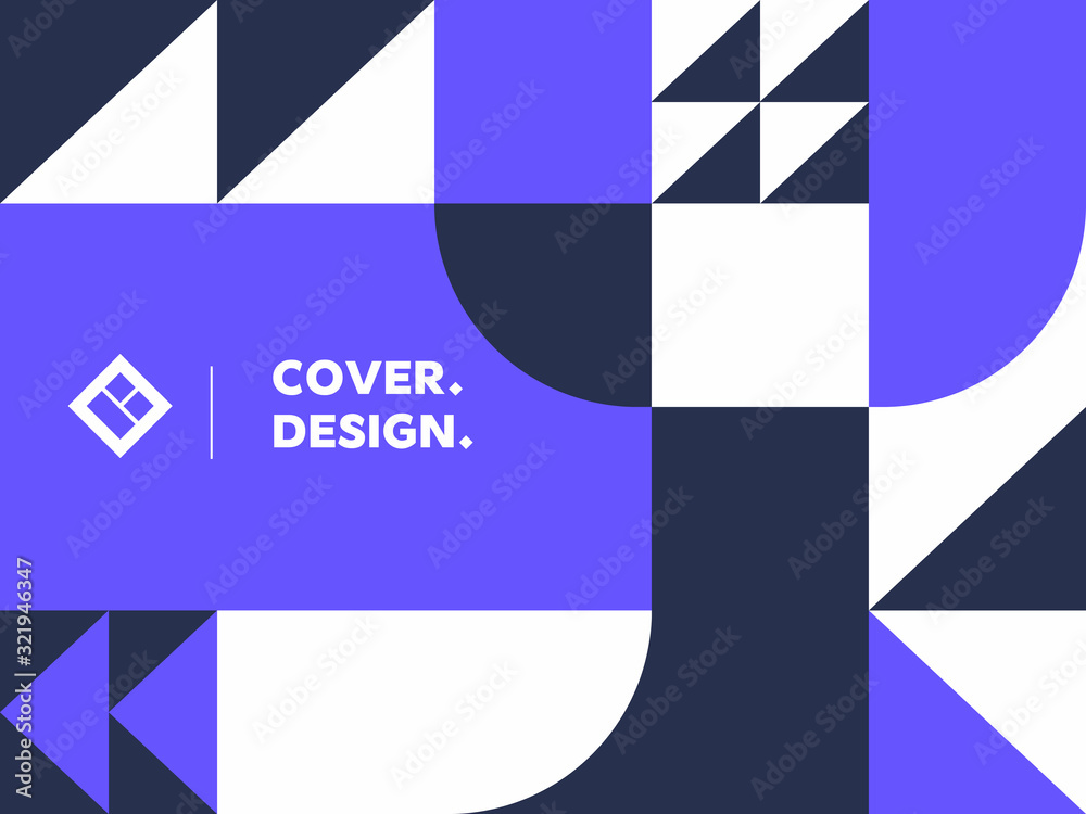 Aufkleber simple geometric pattern. modern minimal geometrical background.