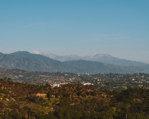 Landscape taken during a hike in Los Angeles 