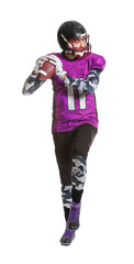 American football player on white background © Pixel-Shot