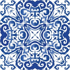 Antique azulejo tiles patchwork.