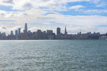 Naklejka premium san Fran downtown