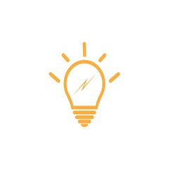 Bulb logo vector