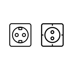 electric socket icon design vector logo templateEPS 10