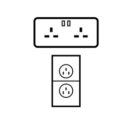 electric socket icon design vector logo templateEPS 10