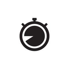 stopwatch icon design vector logo template EPS 10