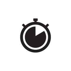 stopwatch icon design vector logo template EPS 10