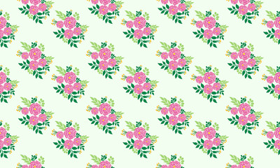 Unique template for spring, with beautiful leaf and flower background.