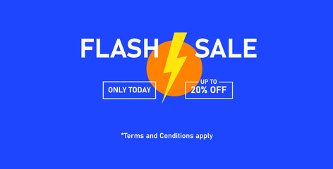 flash sale promotion advertising material Vector. Useful for ad, social media, brochure, email, flyer, leaflet, poster, web ad, ect.