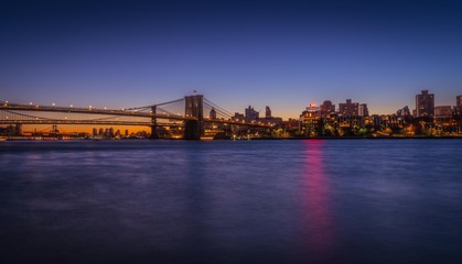 bay brooklyn bridge city river water sea architecture famous manhattan new york sky landmark vacation traveling usa panorama golden bay america architecture suspension transportation night panorama li