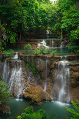 Fototapeta na wymiar Mae Khamin Waterfall Tourist attractions in Thailand