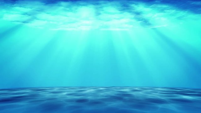3d rendering of big ice stone on the sea