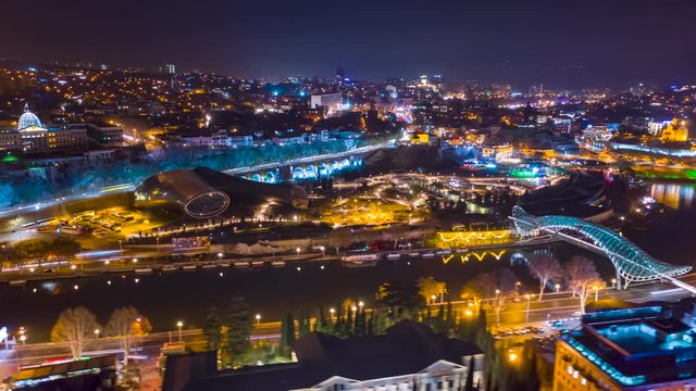 Tbilisi Old Town - Rike park Hyperlapse