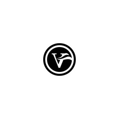 V Letter brand logo business template vector icon