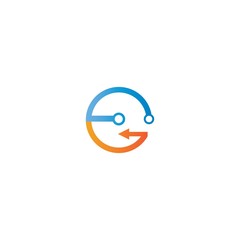 Arrows vector illustration icon logo template design