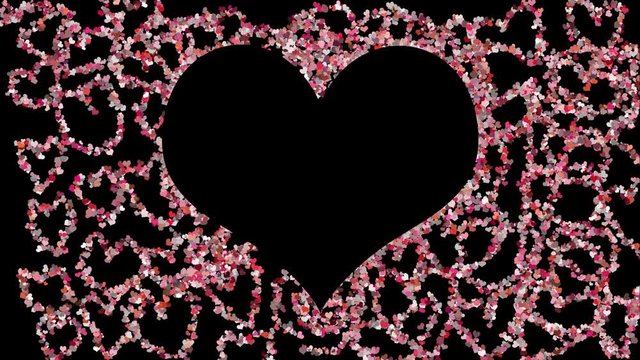 Beautiful Valentine Love Heart Animation