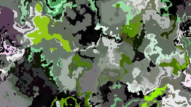 Military colors digital fluid marbled shapes design animation