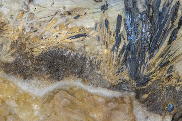 Stone texture and background. Rock mineral exclusive unique texture