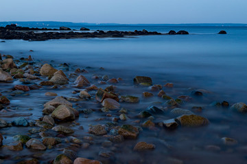 Fototapeta premium Long Exposure end of day light landscape