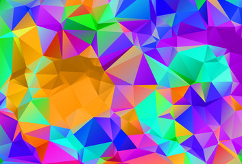Abstract multicolor full Color rainbow background. Vector polygonal design illustrator