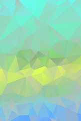 Obraz premium Abstract multicolor emerald green background. Vector polygonal design illustrator