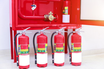 fire extinguishers available in fire emergencies.